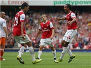 Bóng đá anh, ngoại hạng anh, lịch thi đấu euro 2012, Arsenal -  Blackpool 6-0: Đại tiệc ở Emirates